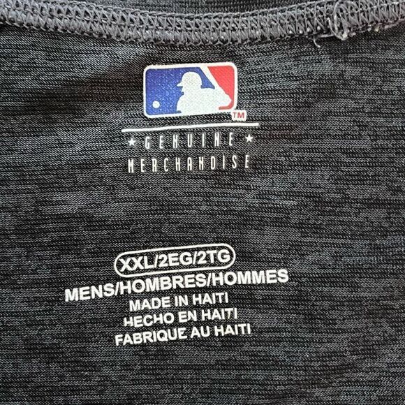 MLB Men’s Size XXL Allie 8 San Francisco Giants Shirt Black Bryant Short Sleeve - Picture 2 of 6